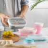 Portable foldable silicone lunch box - Image 3