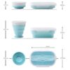 Portable foldable silicone lunch box - Image 4
