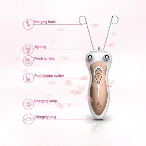 New Electric Women Epilator Me Body Face Facial Hair Remover Epilator Epilator for Lady Electric Face Cotton Thread Deflating - Image 6