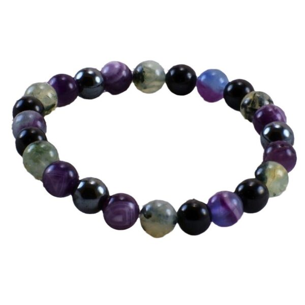 Rock Dark Style Natural Stone Bracelet - Image 3