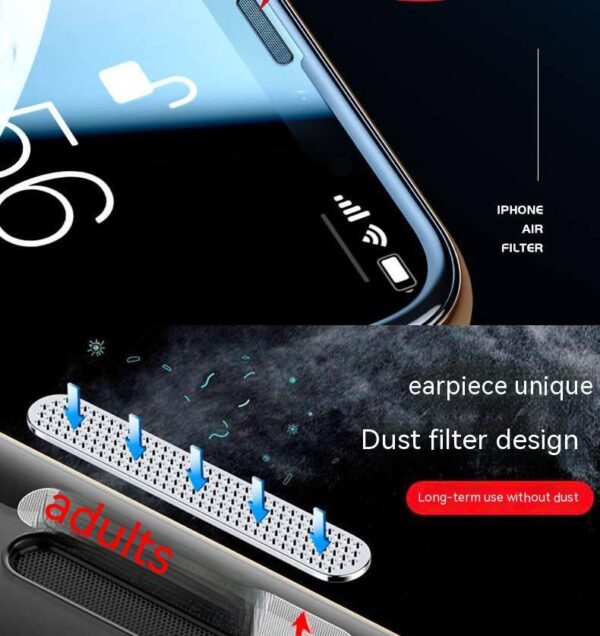 Privacy Tempered Film Dustproof Net Full-cover Screen Protector - Image 6