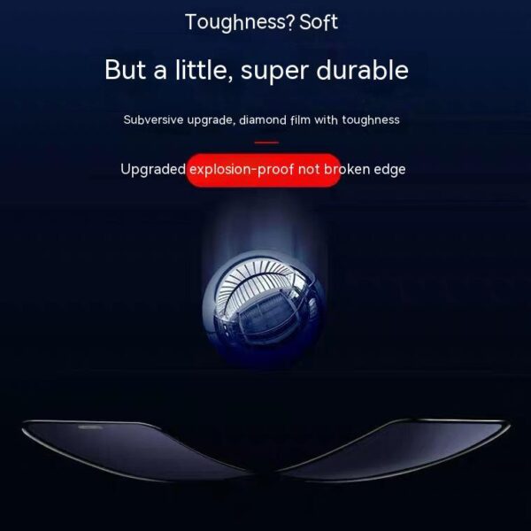 Privacy Tempered Film Dustproof Net Full-cover Screen Protector - Image 5