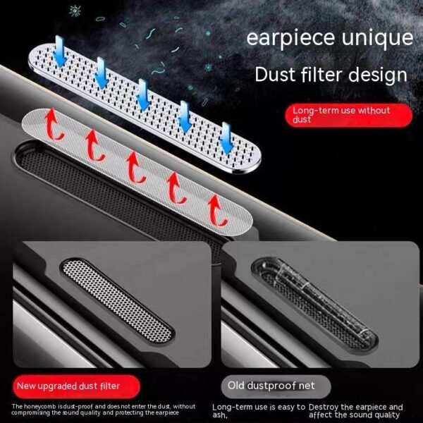 Privacy Tempered Film Dustproof Net Full-cover Screen Protector - Image 9