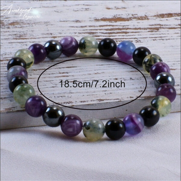 Rock Dark Style Natural Stone Bracelet - Image 5