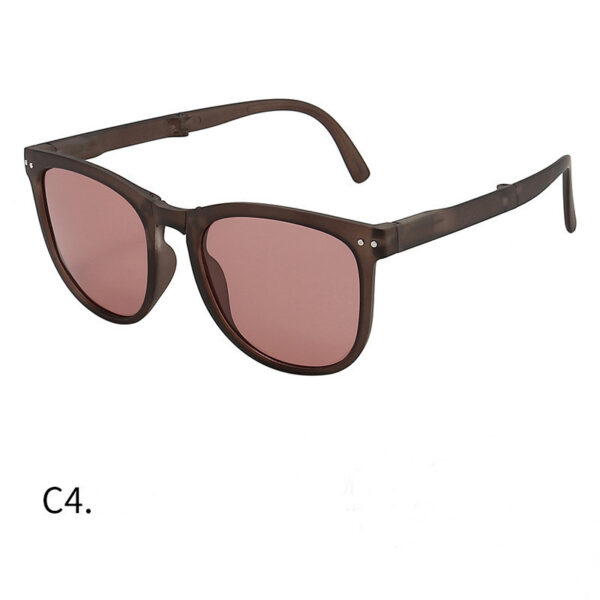 Trendy Foldable Sunglasses For Women TR Polarized Folding Sun Glasses - Image 5