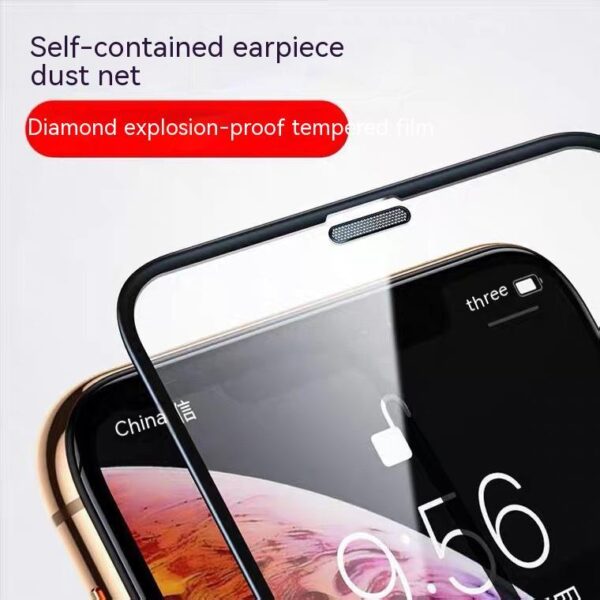 Privacy Tempered Film Dustproof Net Full-cover Screen Protector - Image 2