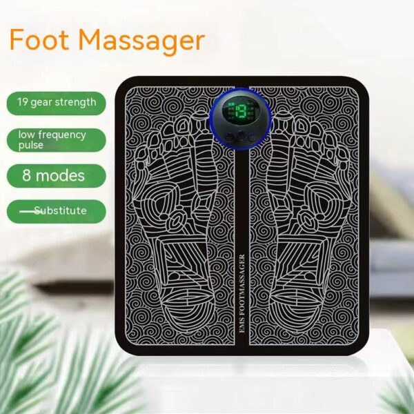 EMS Foot Massager Pad Portable Electric Muscle Stimulation Massage Mat Improve Blood Circulation Relief Pain Relax Feet - Image 2