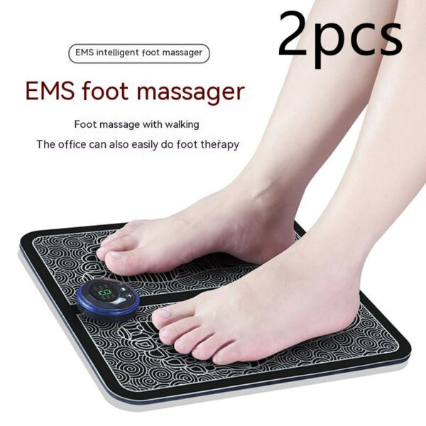 EMS Foot Massager Pad Portable Electric Muscle Stimulation Massage Mat Improve Blood Circulation Relief Pain Relax Feet - Image 9