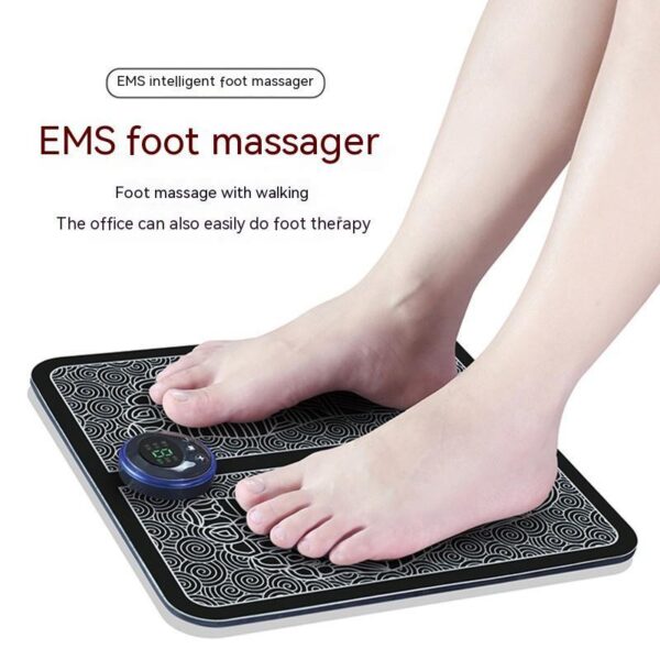 EMS Foot Massager Pad Portable Electric Muscle Stimulation Massage Mat Improve Blood Circulation Relief Pain Relax Feet - Image 7