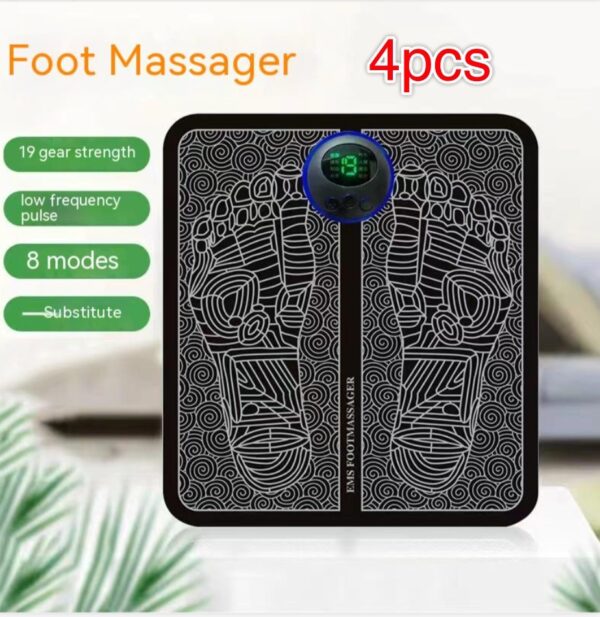 EMS Foot Massager Pad Portable Electric Muscle Stimulation Massage Mat Improve Blood Circulation Relief Pain Relax Feet - Image 10