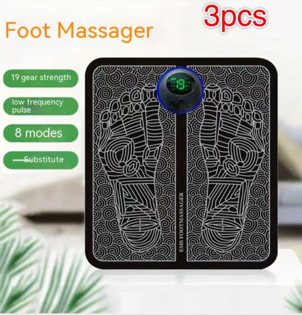 EMS Foot Massager Pad Portable Electric Muscle Stimulation Massage Mat Improve Blood Circulation Relief Pain Relax Feet - Image 5