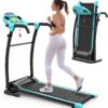 Walking Pad With Handle Bar, Foldable Treadmill 2.5HP Treadmill Under Desk 300 Lbs Capacity 2-in-1 Walking Treadmill Pad With Remote Controller For Home Office